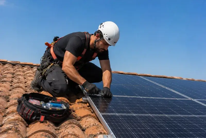 Maintenance et monitoring de panneaux solaires à Vern-sur-Seiche